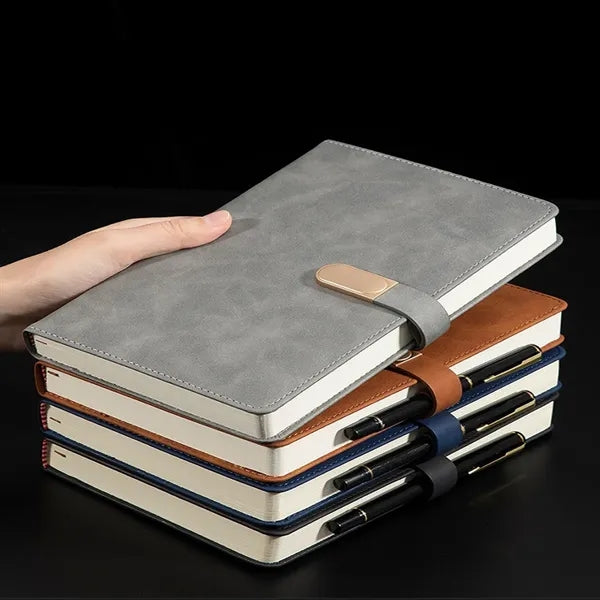 A5 PU Leather Business Notebook with Pen Loop