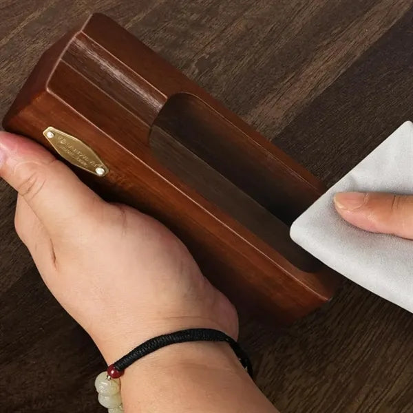 Wooden Cigar Ashtray with Single Rest Slot
