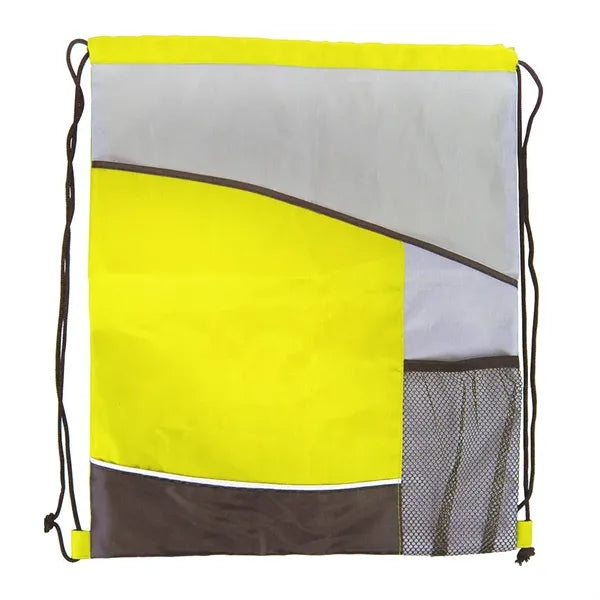 Blank, Varsity Drawstring Backpack