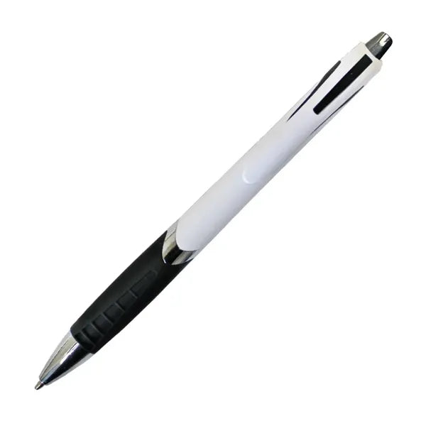 White Crest Grip Pen