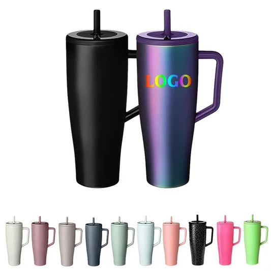 Oz Insulated Water Bottle Tumbler with Straw