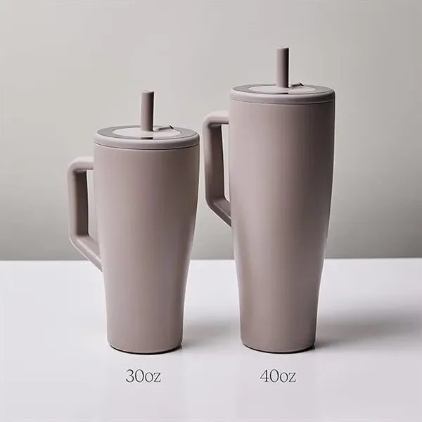 Oz Insulated Water Bottle Tumbler with Straw