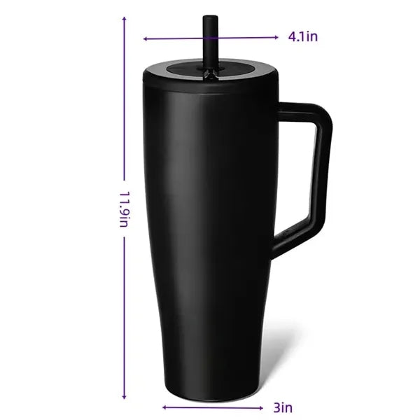 Oz Insulated Water Bottle Tumbler with Straw