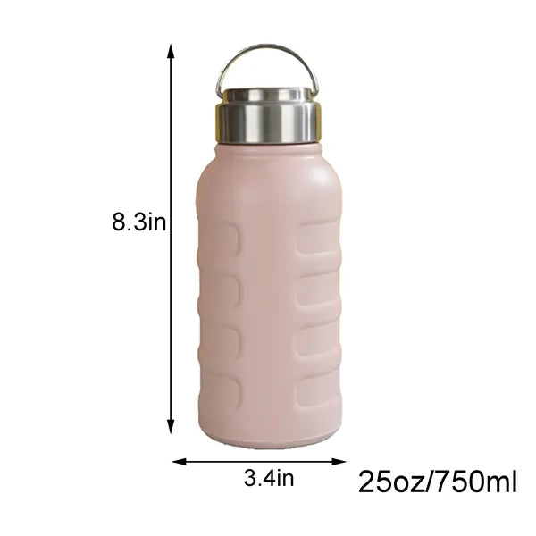 25oz Stainless Steel Insulated Sports Water Bottle