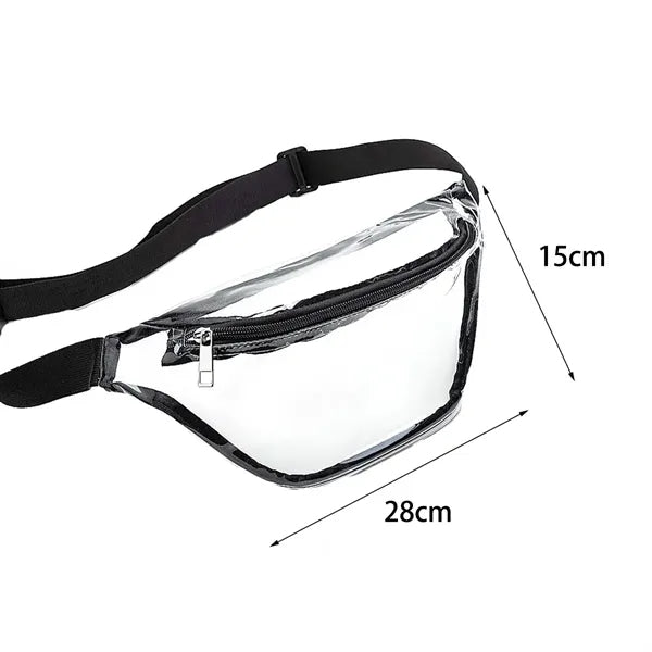 Stadium Approved Clear PVC Security Fanny Pack Waist Bag