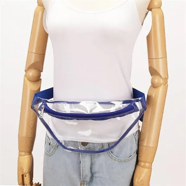 Stadium Approved Clear PVC Security Fanny Pack Waist Bag