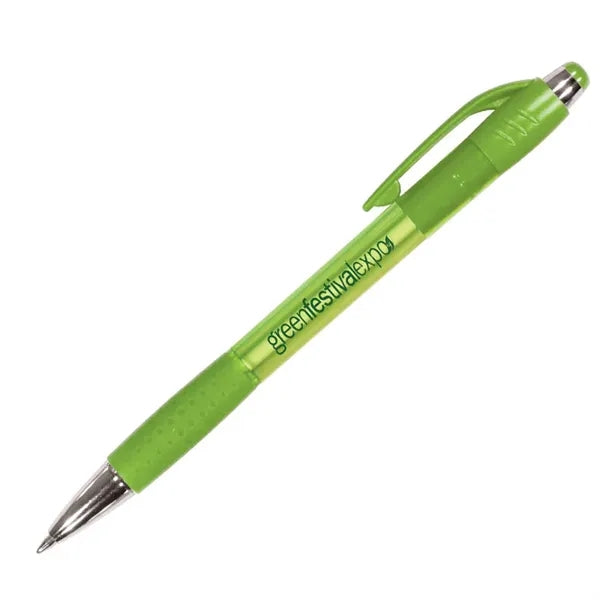 Mardi Gras Grip Pen, Blue Ink