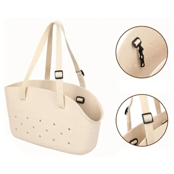 Waterproof EVA Perforated Pet Carrier Tote Bag