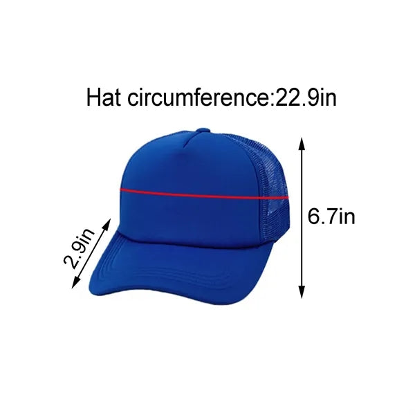 Unisex Grid Truck Driver Cap