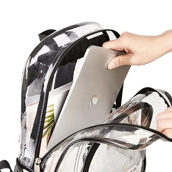 Stadium Approved Duty Clear PVC Security Backpack Bookbag
