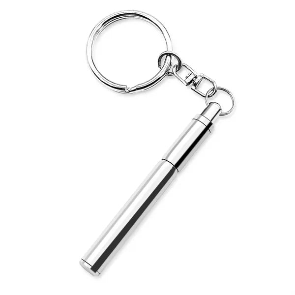 Telescopic Ballpoint Pen with Keychain