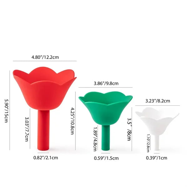 Silicone Set Christmas Funnel Tree