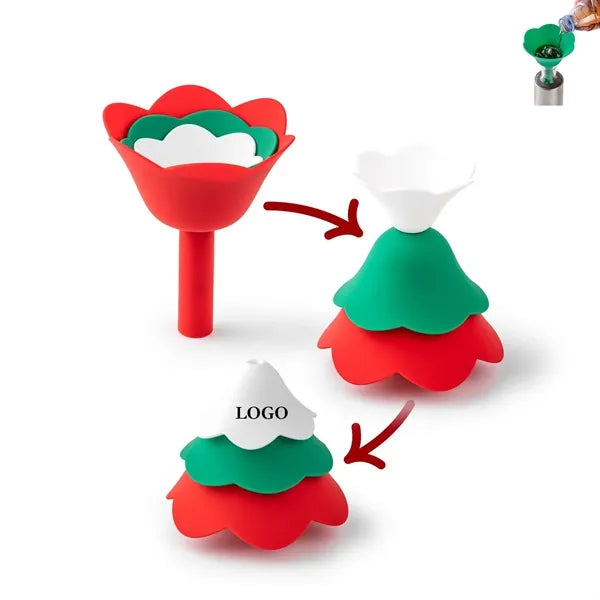 Silicone Set Christmas Funnel Tree