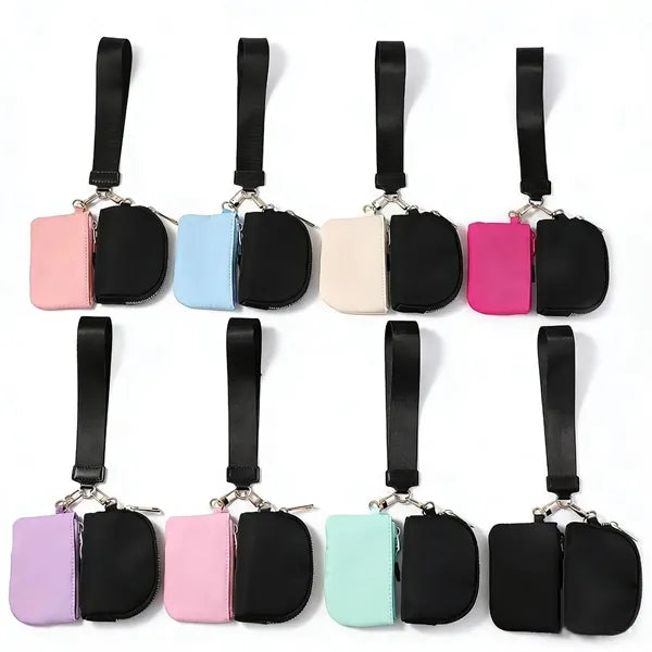 Dual Pouch Wristlet Wallet
