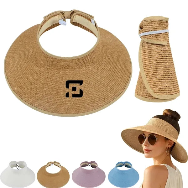 Women Straw Sun Visor