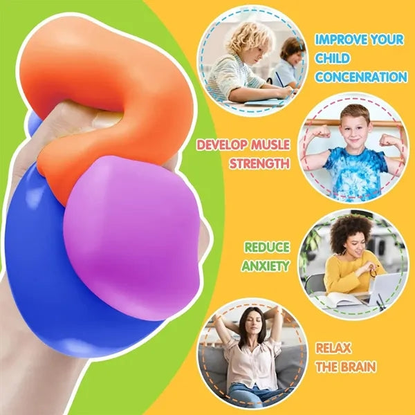 Fidget Stress Balls Squishy Sensory Relief Toys