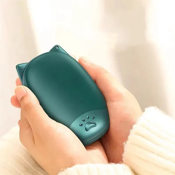 Rechargeable Cat Shape Double Sides Hand Heater Power Bank