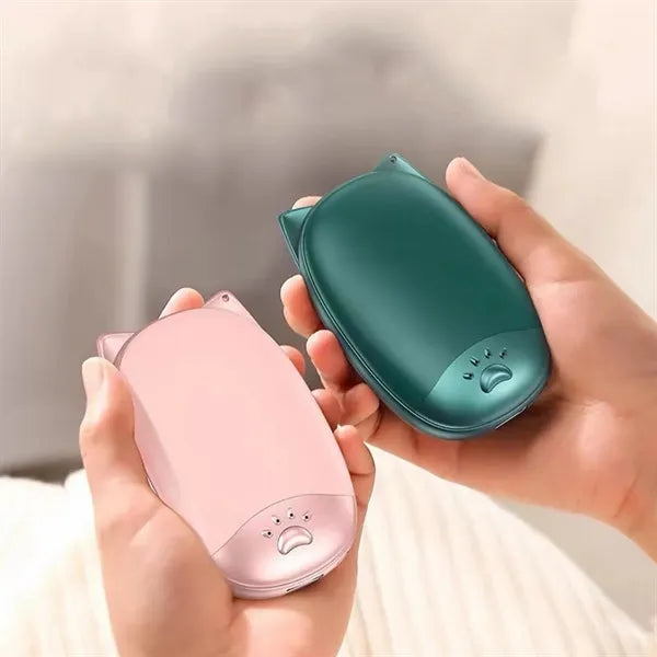 Rechargeable Cat Shape Double Sides Hand Heater Power Bank