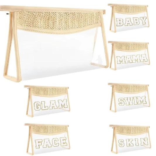 Summer Clear Makeup Transparent Toiletry Bag
