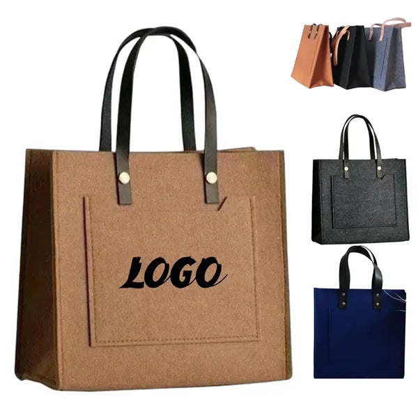 Large Felt Tote Bag