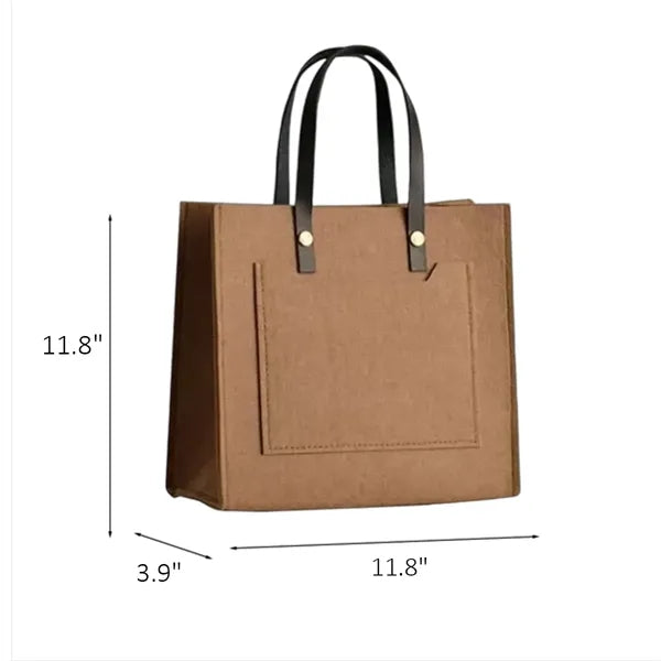 Large Felt Tote Bag