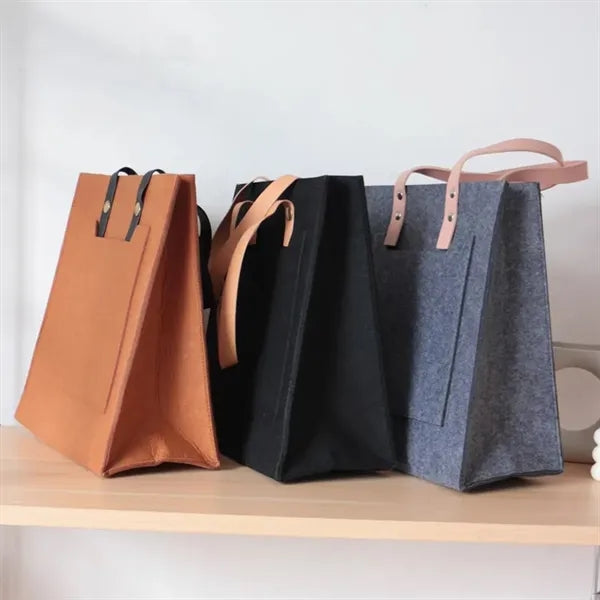Large Felt Tote Bag