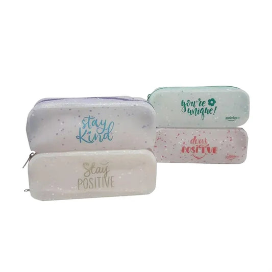 Colorful Silicone Waterproof Pencil Pouch