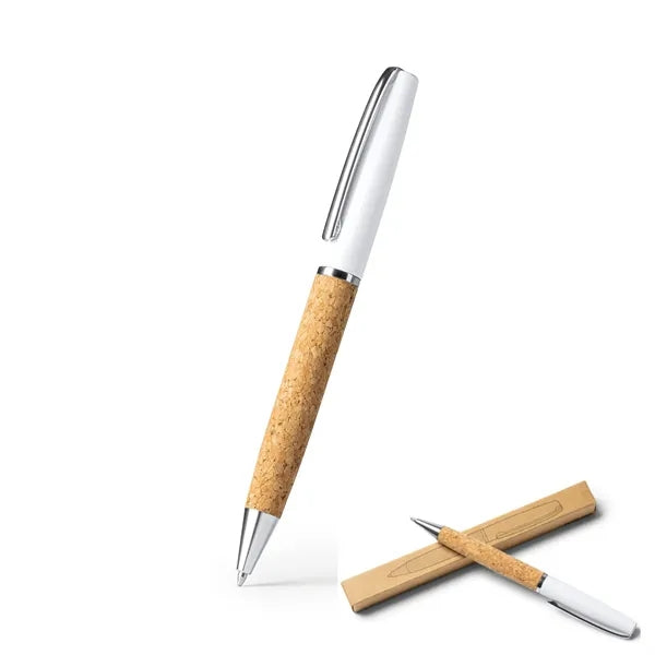 Alton Twist Ball Pen With Body In Natural Cork