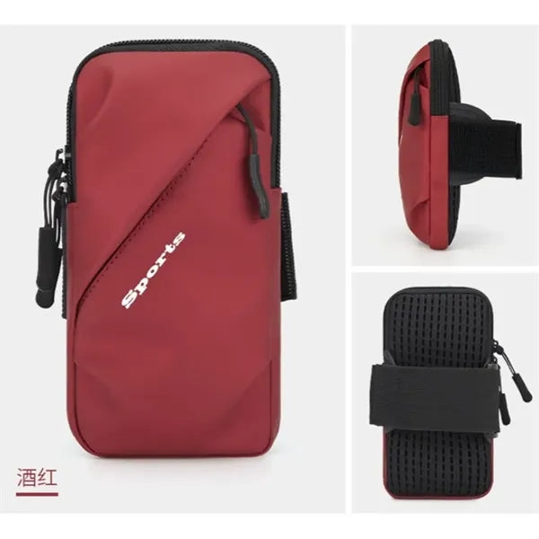 Breathable Mobile Phone PU Arm Bag