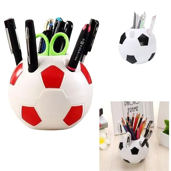 Multifunctional Stationery Pen Holder Football