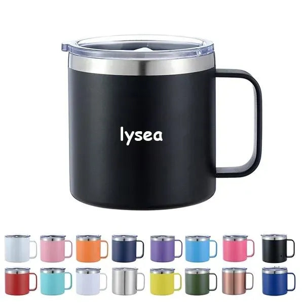 14 oz Vacuum Insulated Stainless Steel Mug with Lid