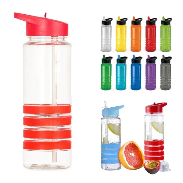 Outdoor Sports Water Bottle With Silicone Ring