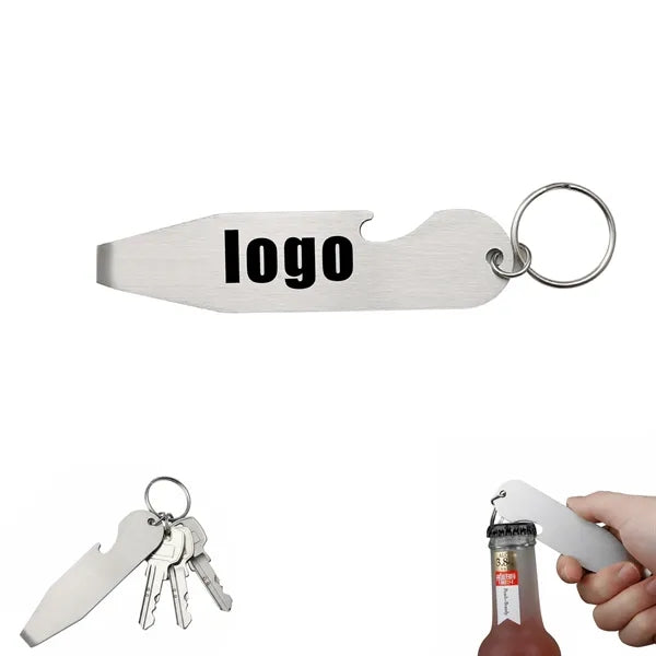 Stainless Steel Bottle Opener Keychain