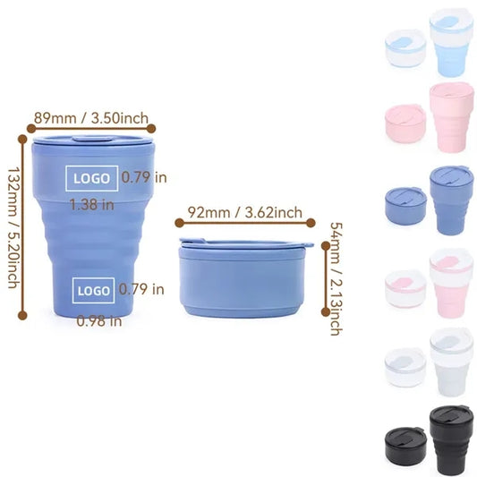 12 oz Collapsible Silicone Travel Mug