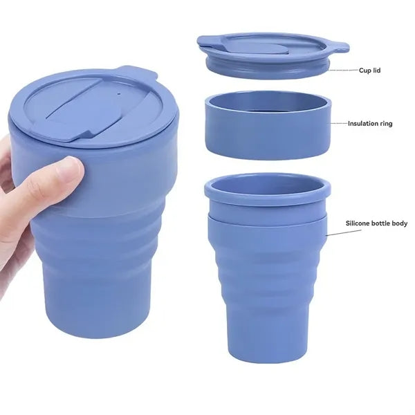 12 oz Collapsible Silicone Travel Mug