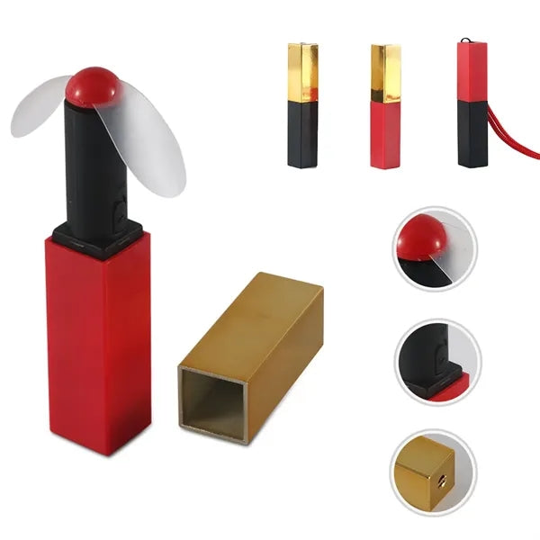 Creative Lipstick Handheld Mini Fan