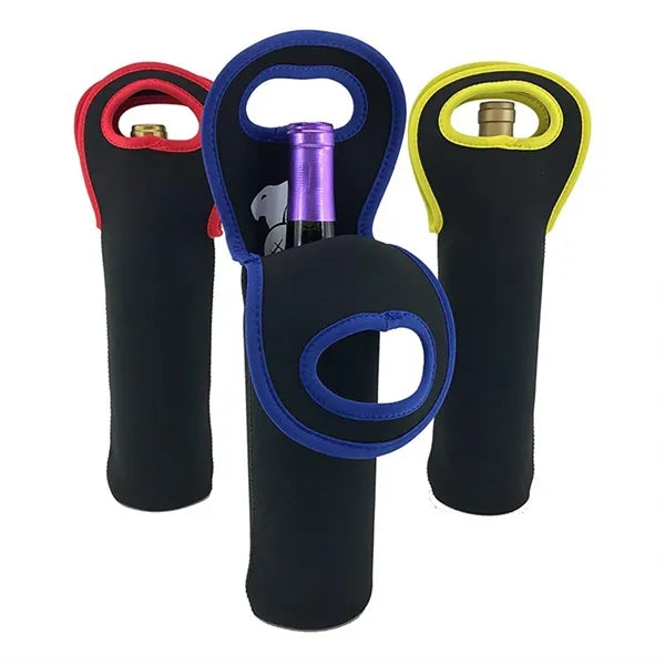 Insulated Cooler Bag Neoprene Wine Bottle Sleeve