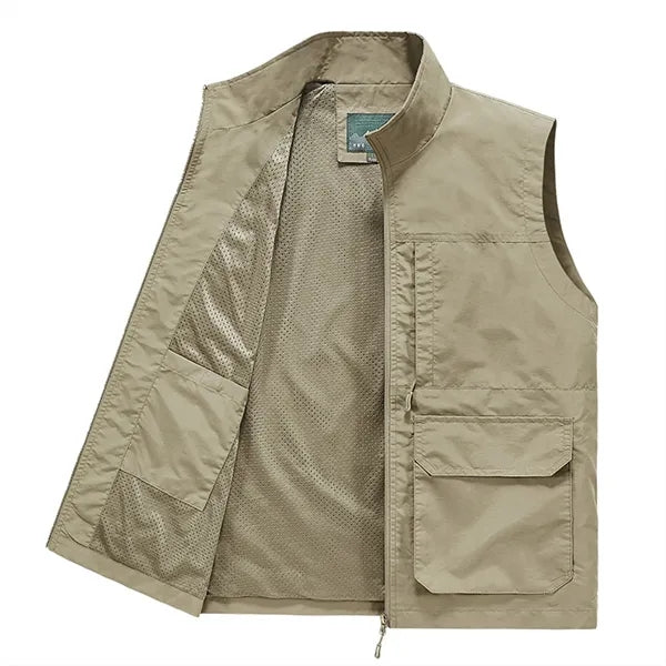 Men's Multi-Pocket Casual Vest