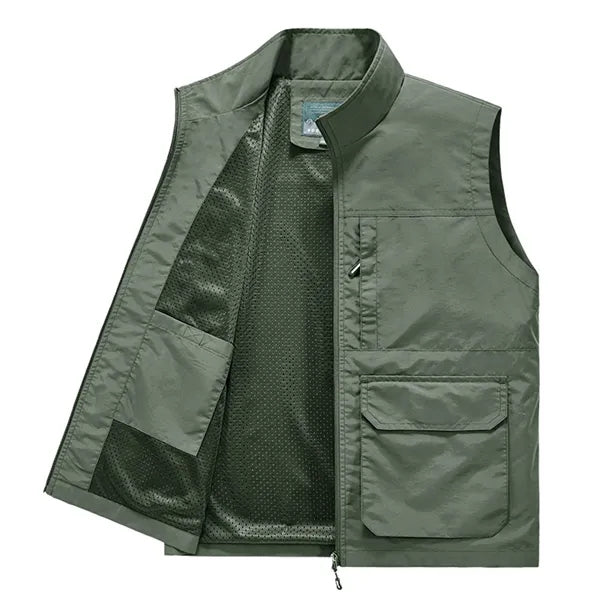 Men's Multi-Pocket Casual Vest