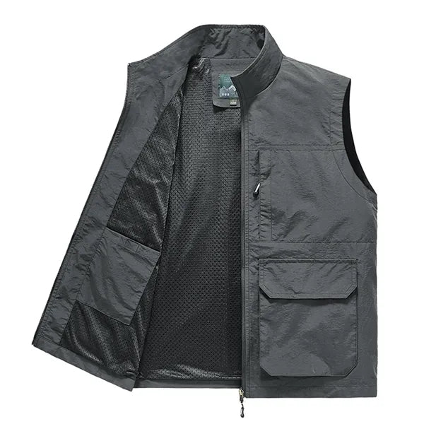 Men's Multi-Pocket Casual Vest