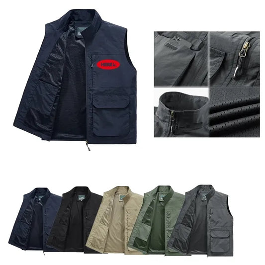 Men's Multi-Pocket Casual Vest