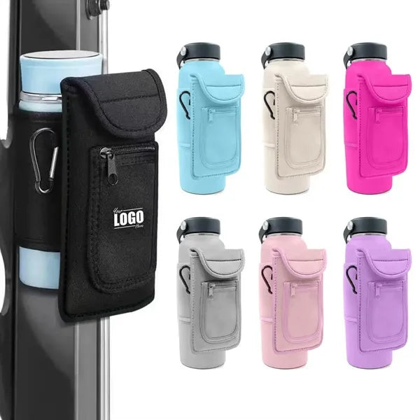 Magnetic Water Bottle Sleeve Bag for Gym