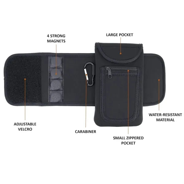 Magnetic Water Bottle Sleeve Bag for Gym