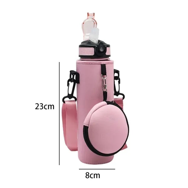 34Oz. Neoprene Water Bottle Sleeve with Strap