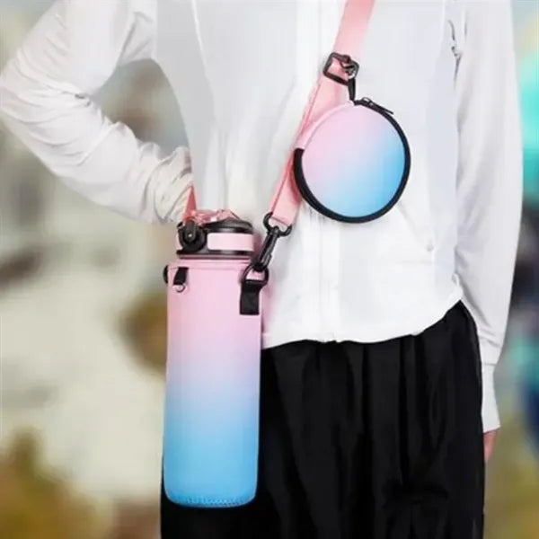 34Oz. Neoprene Water Bottle Sleeve with Strap