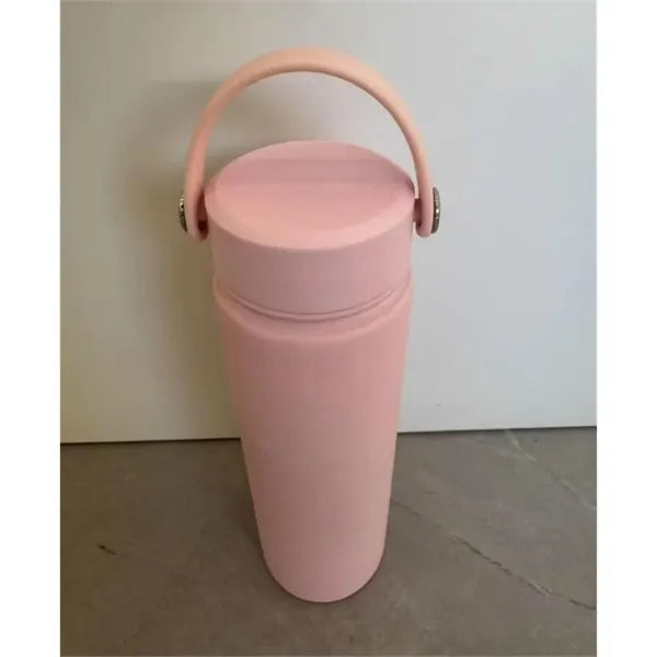 17oz Insulated Carry Handle Lid Water Bottle Sports Flask