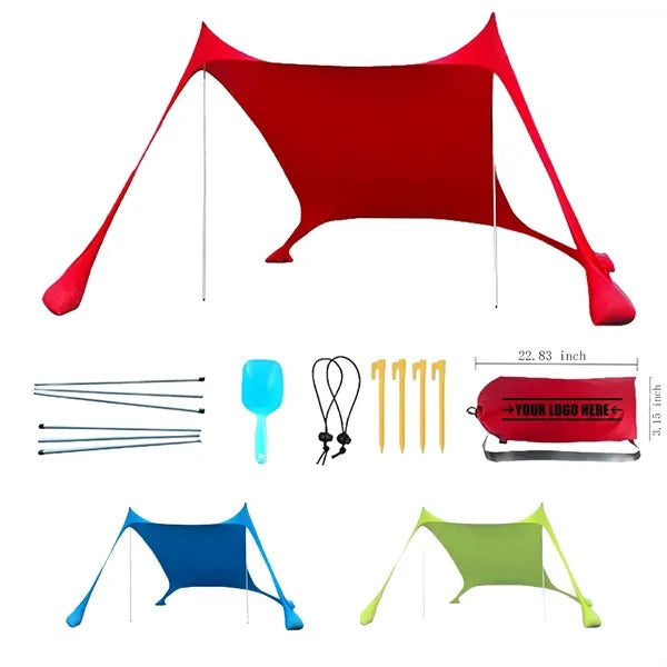 Beach Canopy Pop Up Shade FT Portable with Carry Bag
