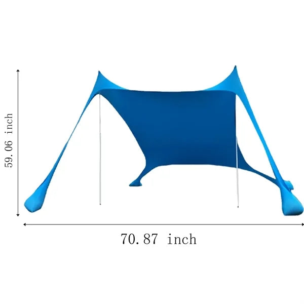 Beach Canopy Pop Up Shade FT Portable with Carry Bag
