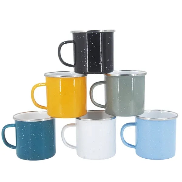 Wren Enamel Mug w/SS Rim - 16oz