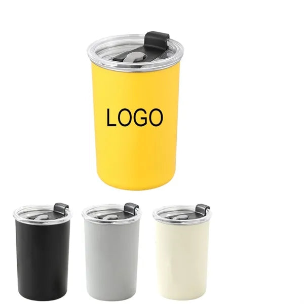12oz Double-Wall Travel Coffee Cup with Lid
